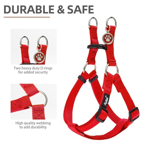 No Pull Dog Harness Small Sized Step (Red / Small)