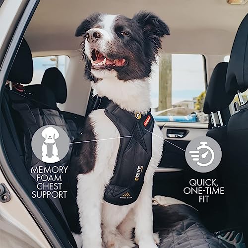 Drive Dog Car Harness (Black / Large)