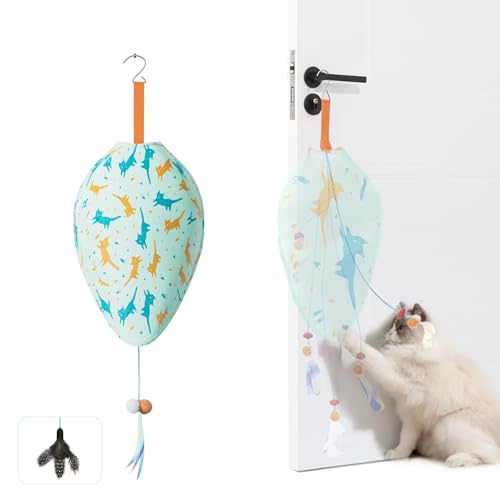 Interactive Cat Toys for Indoor Cats (White)