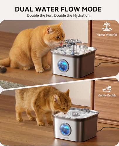 Cat Water Fountain Stainless Steel