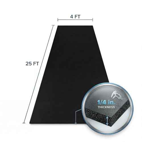 Traxxon by FlooringInc Rubber Gym Flooring Roll (Grey / 300"L x 48"W x 0.3"Th)