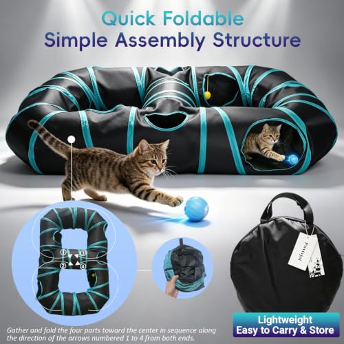 Interactive Cat Toy (8-Shape)