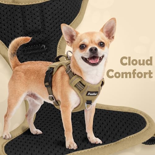 Dog Harness No Pull (Brown / Small)
