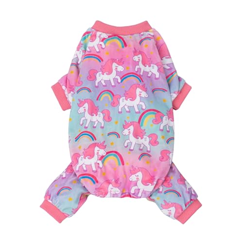 Dreamy Unicorn Fleece Dog Pajamas (Unicorn / Medium)