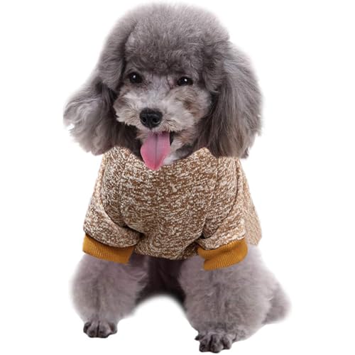 Dog Sweaters for Small Dogs (Khaki / X-Small)