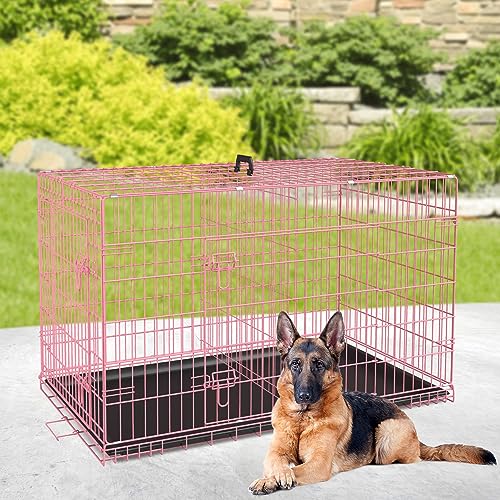 Dog Crate 42" (Pink)