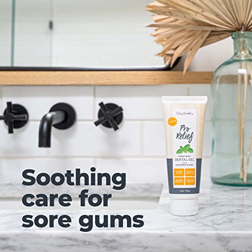 Premium Soothing Pro Relief Dental Gel Infused Zinc & Aloe Vera (4 Ounce (Pack of 1))