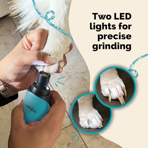 LuckyTail Dog Nail Grinder (Teal)