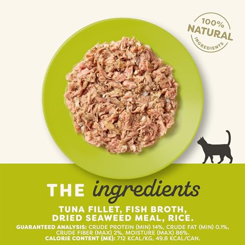 Tuna Fillet & Seaweed in Broth Wet Cat Food 24 (2.47 Ounce (Pack of 24))