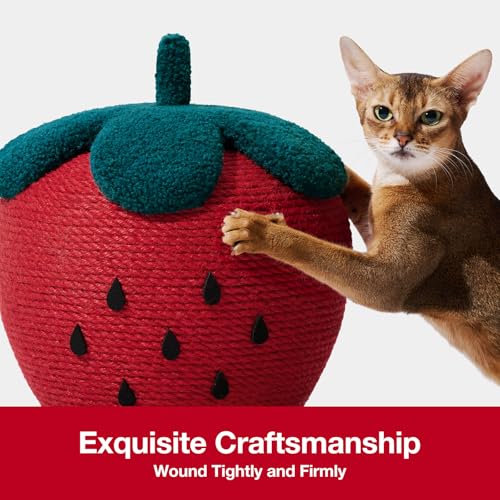 Strawberry Cat Scratching Post (Strawberry Scratching Post)