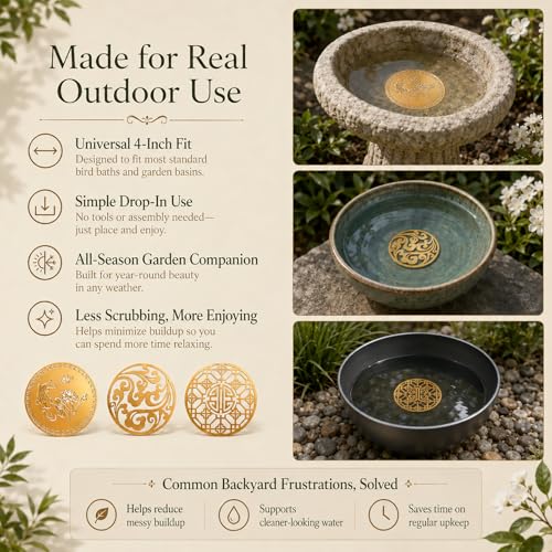 Bird Bath Copper Disk (G)