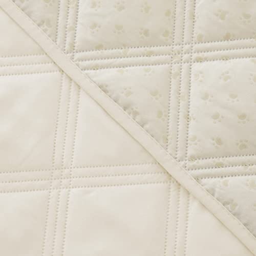 Waterproof Dog Bed Cover Pet Blanket with Anti (30x70 Inch (Pack of 1) / Ivory)