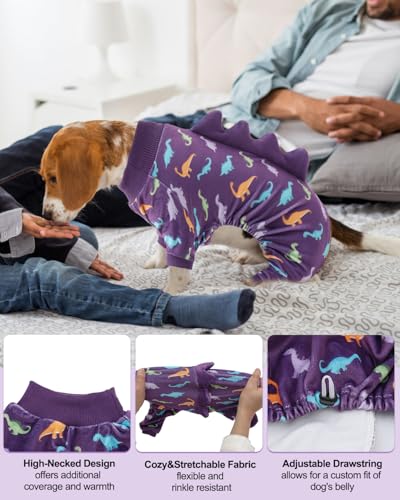 Dinosaur Costume Dog Pajamas (X-Large / Dinos#4)