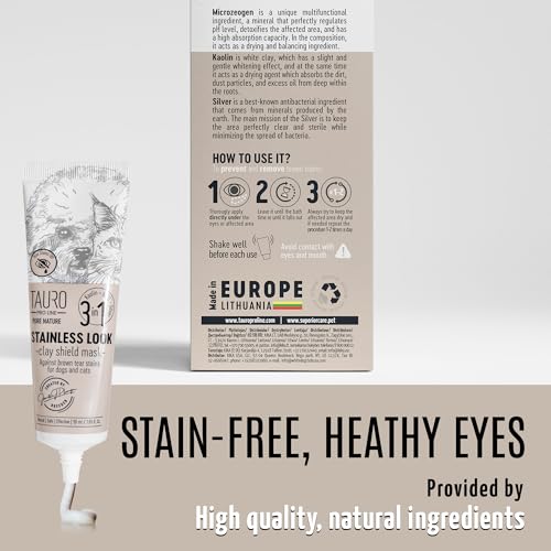 Tauro Pro Line Natural Tear Stain Remover for Dogs (Paste)