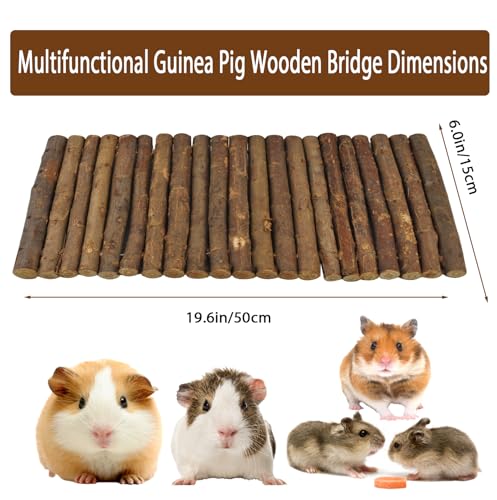 Wooden Hamster Bridge (M (15.7 x 6.0 inches))