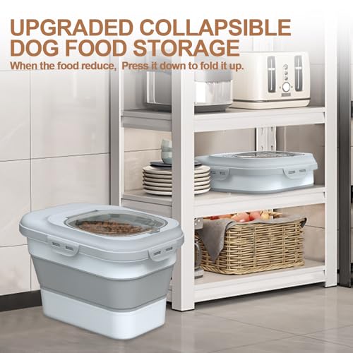 Dog Food Storage Container Small (Grey / Small)