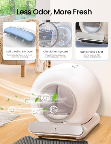 Self Cleaning Cat Litter Box (Gray)