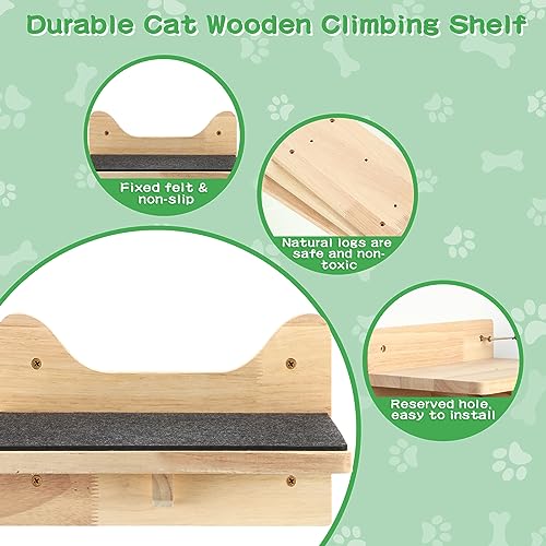 6 Set Cat Wall Shelves (Lovely)