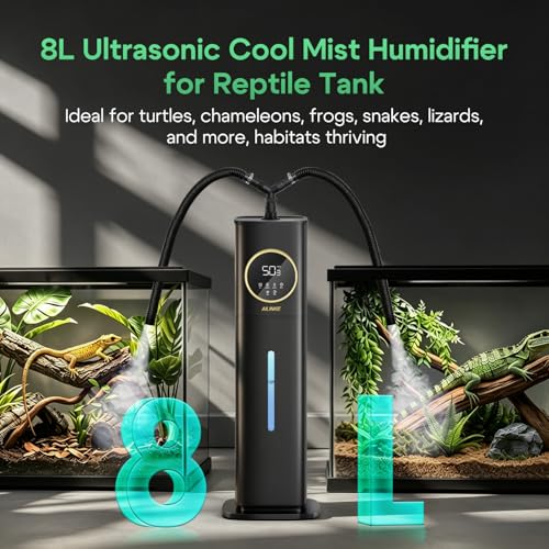 Reptile Fogger Humidifier 8L (Black)