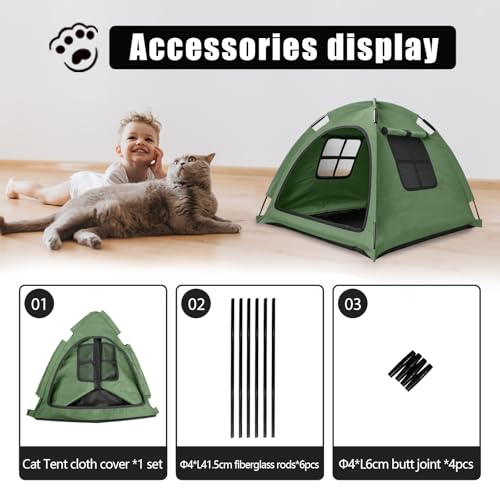 Anti Anxiety Open Pet Tent for Cats & Dogs (Contemporary)