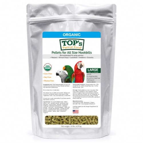 TOP's Parrot Pellets 10 lb (Large Pellets / 10 Pound (Pack of 1))