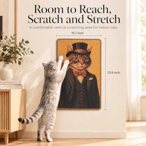 Art Sisal Cat Scratcher Mat (Gentle Cat)
