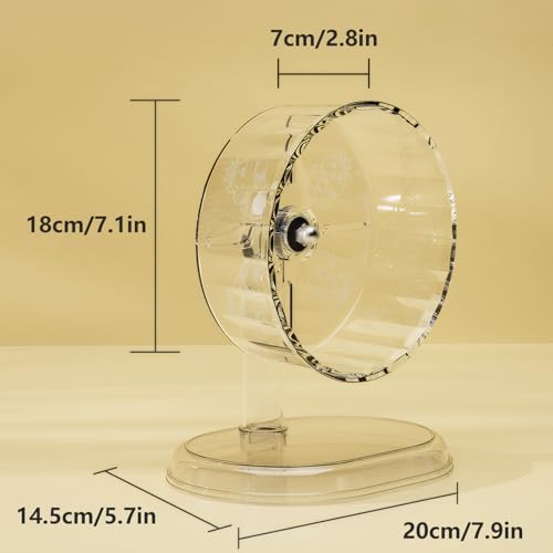 7.1in Small Hamster Wheel for Dwarf Hamsters (7.1inch)