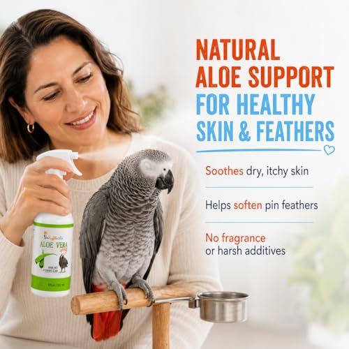 Aloe Vera Bird Spray for Parrots (8 Fl Oz (Pack of 1))