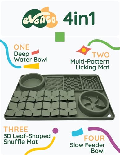 Slow Feeder Bowl (Dark Green)