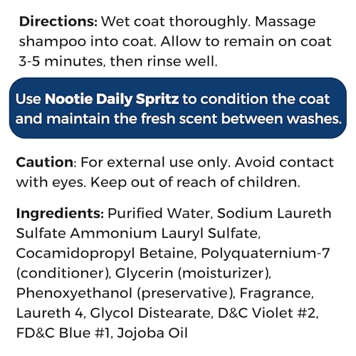Pet Shampoo for Sensitive Skin (Whitening And Brightening Shampoo / 16 oz)