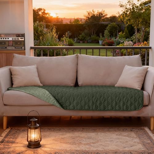 Waterproof Blanket (30x70 Inch (Pack of 1) / Dark Olive/Light Olive)
