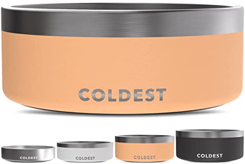 Coldest Dog Bowl (64 oz / Sahara Peach)