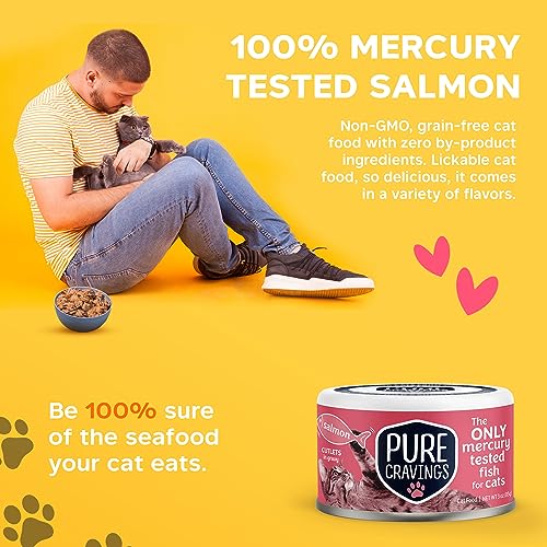 Wet Cat Food Canned Salmon Cutlets in Gravy