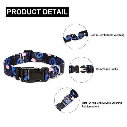 Adjustable Dog Collar (Large / Night Sky)