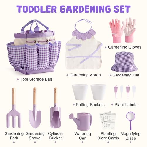 Kid Gardening Set (Purple)