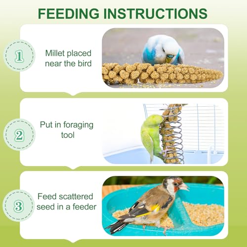 2LB Spray Millet Bird Treat for Parakeets