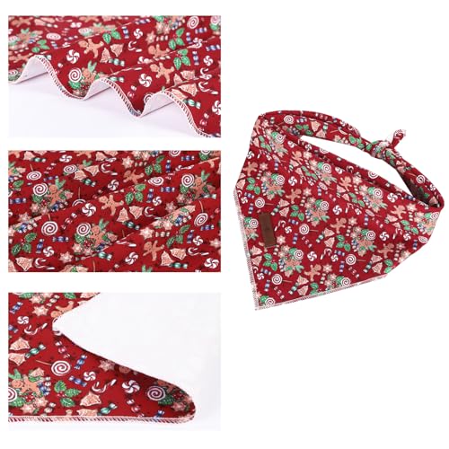 Christmas Dog Bandana (Christmas Ornaments / Large (Pack of 1))