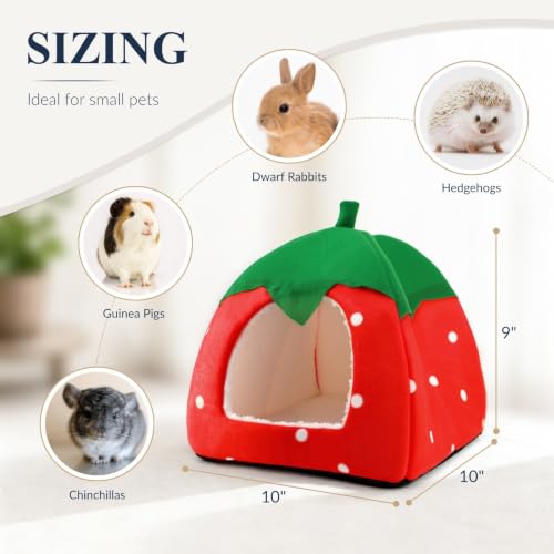 Guinea Pig Hideout Bed (Red)