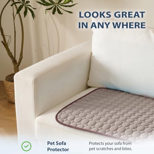 Summer Cooling Mat & Sleeping Pad (48" x 48" / Brown)