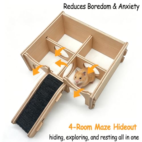 Wooden Hamster Hideout