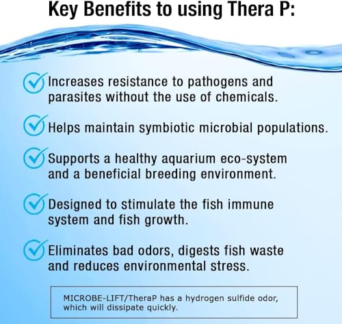 THERAPH16 TheraP Fish Care Treatment for Freshwater and Saltwater Home Aquariums and Tanks (16 Ounces)