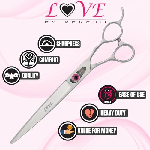 Love Dog Grooming Shears (8.0" Straight)