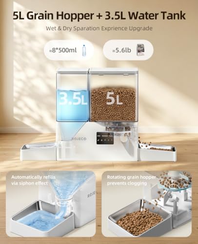 Automatic Cat Feeder and Water Dispenser with Camera