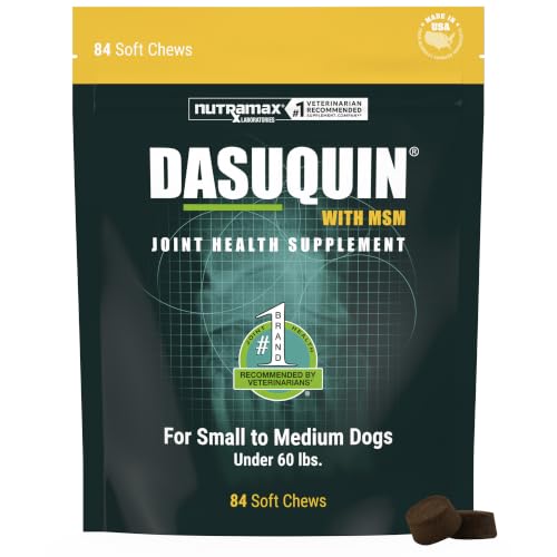 Nutramax Dasuquin MSM Joint Supplement (Small/Medium Dog (Under 60 lbs) - 84 Count)