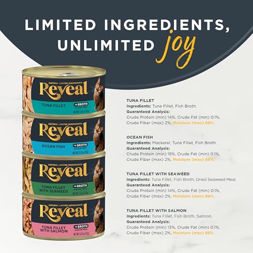 Fish Variety in Broth Wet Cat Food 12 (2.47 Ounce (Pack of 12))