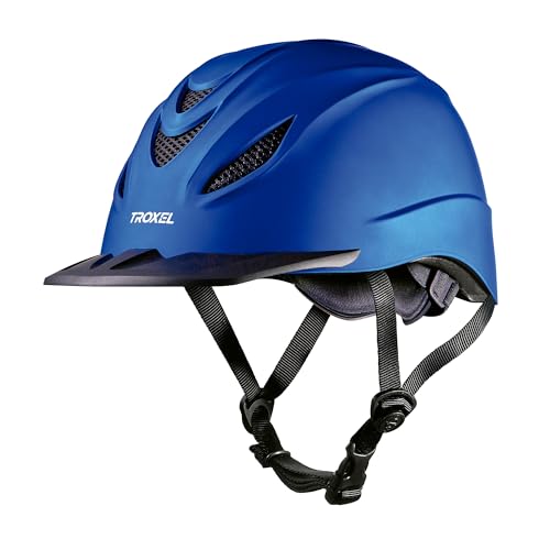 Intrepid Saddle Horse Riding Helmet (Large / Indigo)