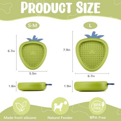 Freeze Dog Lick Bowl (L / B- Green)