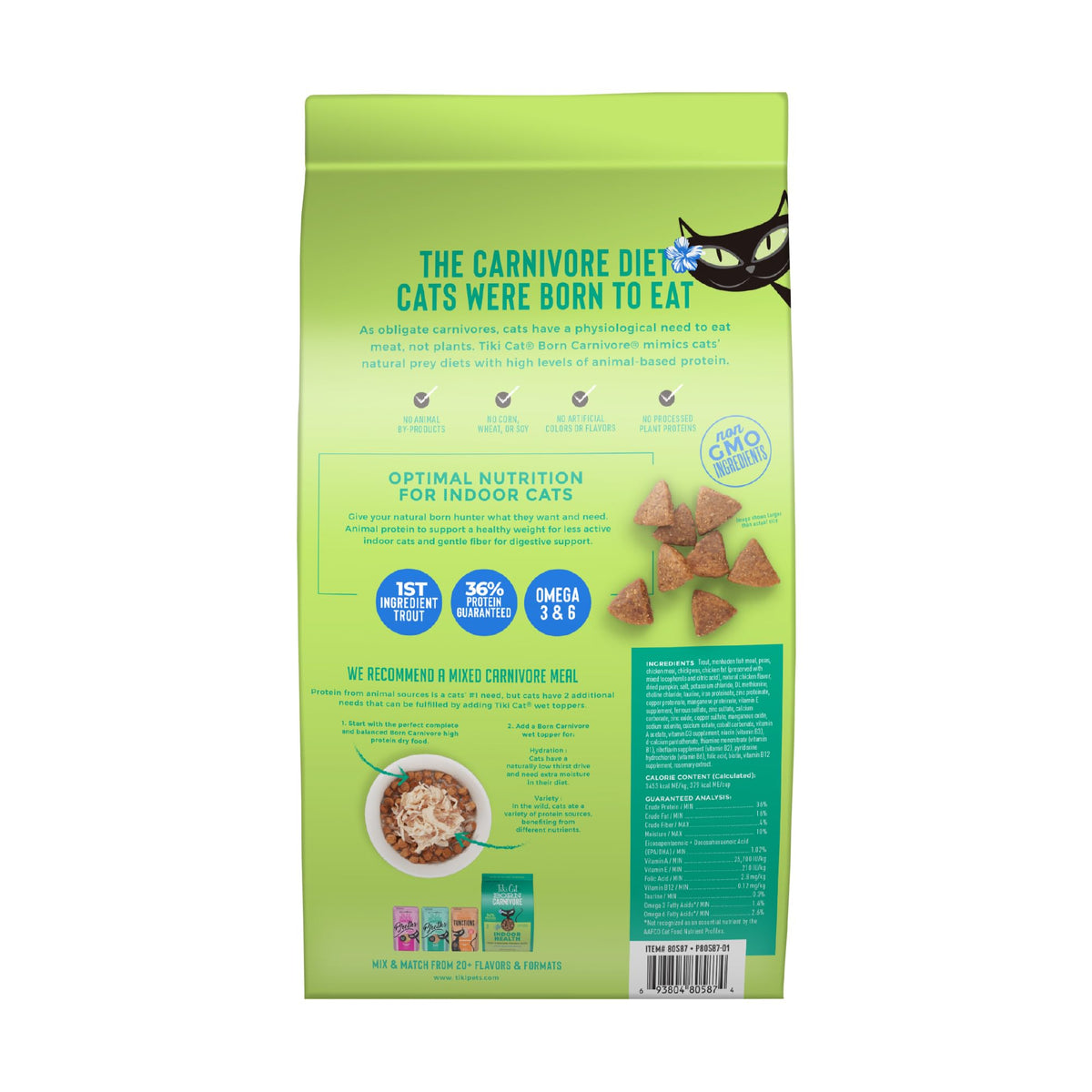 Tiki Cat Born Carnivore Dry Cat Food (3 Pound (Pack of 1))