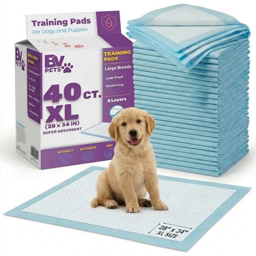Puppy Pads XL 40 Count 34"x28" (XL / 40-Count (Standard))