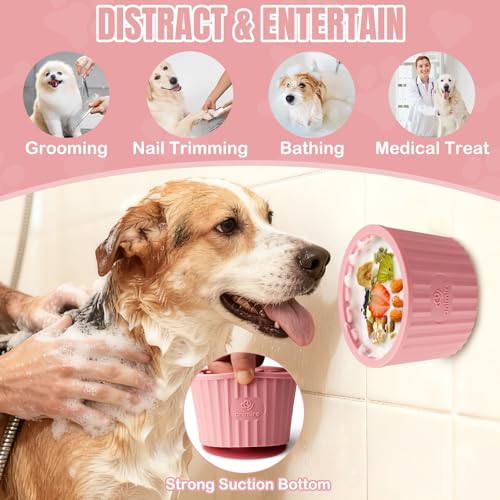 Dog Lick Bowl (S / Pink)